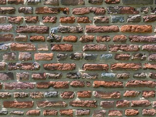 Weathered Old Brick Wall Photo &ndash; Realistic Background for Interior Design, Architecture and Marketing