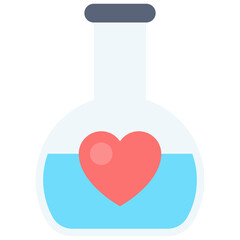 Chemistry Love Flask