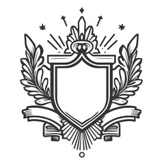 coat of arms with wings