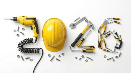 2026 Happy New Year Text Design. Vector Illustration.