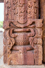 Hindu and Jain temples ware looted and destroyed by invaders. Those temple pillars are inside the Quwwat-ul-Islam Mosque at Qutub Minar complex New Delhi