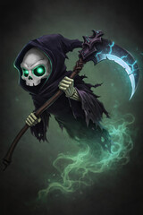 Grim Reaper With Scythe