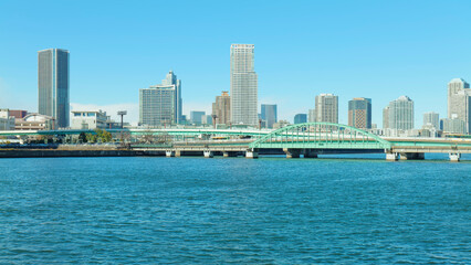 遊歩道となった豊洲「晴海橋梁 (旧晴海鉄道橋) 」　2025年12月