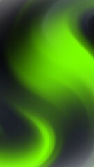 Abstract fluid gradient green dark dynamic background modern smooth waves