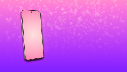 Valentine Love Rendering with Smartphone