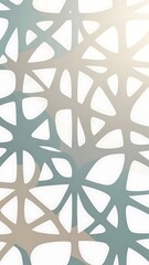 Abstract Organic Network Pattern with Muted Blue and Beige Tones