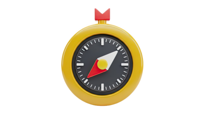 Compass Illustration on transparent background