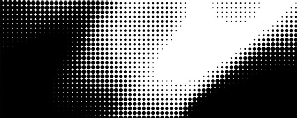 Fototapeta premium gradient halftone dots background. Pop art template in vector, texture. Vector illustration