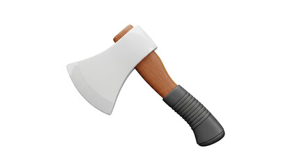 Cartoon Axe Icon on transparent background