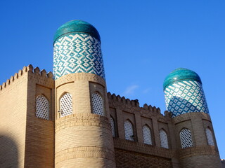 [Uzbekistan] Entrance of Kuhna Ark Fortress in Itchan Kala (Khiva)