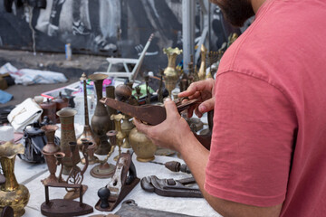 A popular spot at the market on a weekend