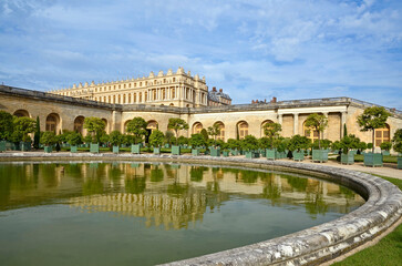 Obraz premium jardin de l'orangerie, chateau de Versailles, region Ile de France, 78, Yvelines, France