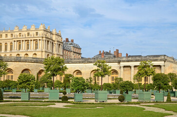 Obraz premium jardin de l'orangerie, chateau de Versailles, region Ile de France, 78, Yvelines, France