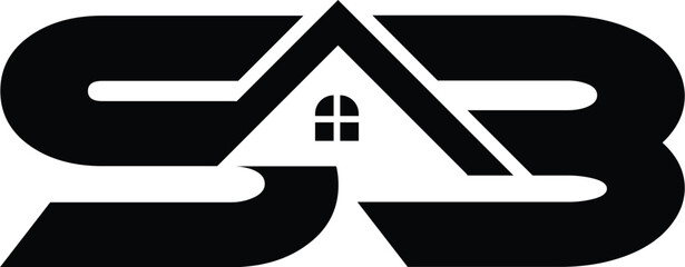 Letter SB with roof logo