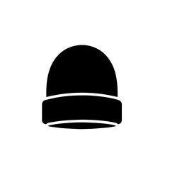 Fototapeta premium Winter Cap Vector – Warm Classic Knit Beanie Hat Illustration