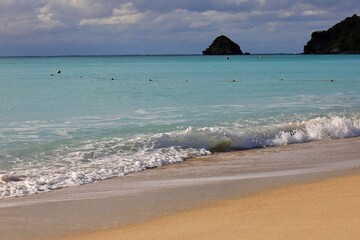 沖縄のビーチ　国頭村　オクマ