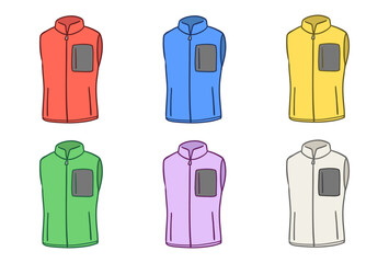 体温調節、登山・アウトドア用フリースベスト