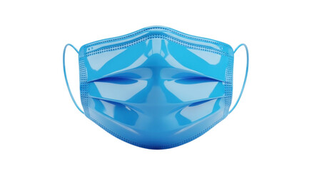 Blue Disposable Face Mask for Protection Against Germs and Pollution