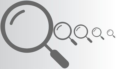 many lens viewer place on a abstract background