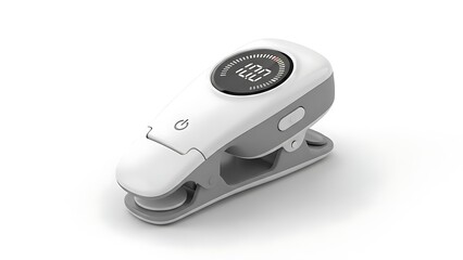 Portable electric nail clipper with digital display