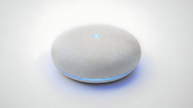 Smart speaker with voice assistant technology