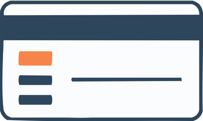 Obraz premium Online payment and banking transaction concept illustration with credit card and form fields