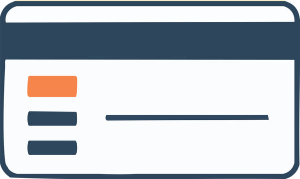 Online payment and banking transaction concept illustration with credit card and form fields