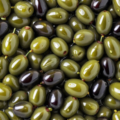 green olives background