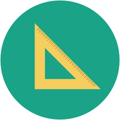 vector illustration of a ruler