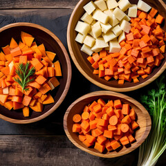 carrot salad in a bowl