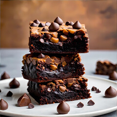 chocolate cake with nuts