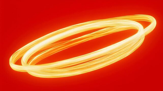 Orange-YellowLightRingonRedBackground