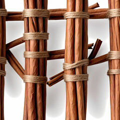 close up of cinnamon sticks