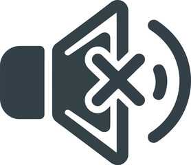 Obraz premium Dark Gray Vector Graphic Icon of a Light Bulb with Cross Symbol Inside, Representing Idea Rejection or Failure Concept