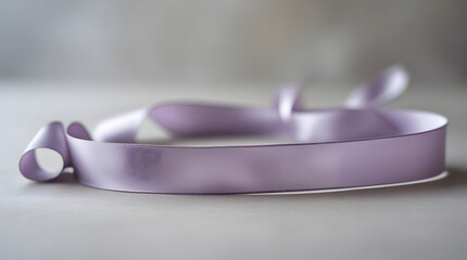 a ribbon folded in a well mannered way 