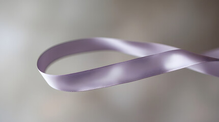 a ribbon folded in a well mannered way 