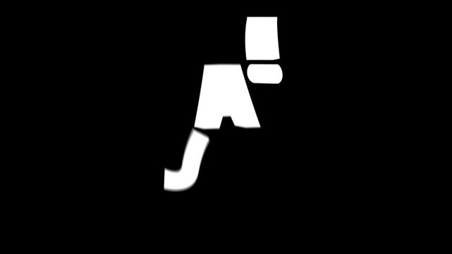 German affirmative &ldquo;Ja!&rdquo; text animation with glossy 3D letters. Includes several color versions and a separate mask.