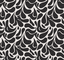 pattern symmetrical black white ornamental motif repeat design