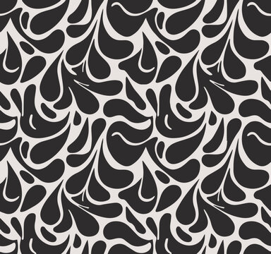 pattern symmetrical black white ornamental motif repeat design