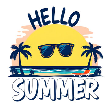 hello summer party invitation, summer party invite, tropical party invitation, beach party invitation, summer birthday invitation, summer celebration invite, hello summer event invitation, summer gath