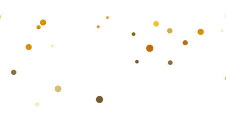 gold glitter round particles confetti. Luxury sparkling glitter dust falling isolated on transparent background. Falling magic glitter confetti, golden dust