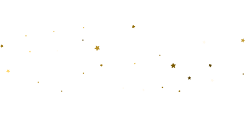 gold stars confetti, Falling magic glitter confetti, golden dust. Modern Design elements or decoration