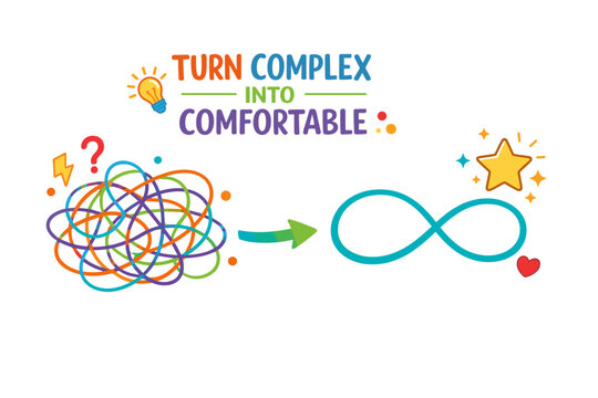 Transform complexity into simplicity with clarity and creativity