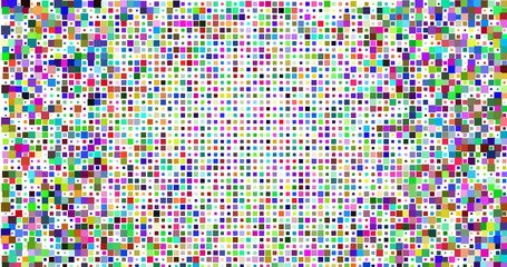 grid of random squares