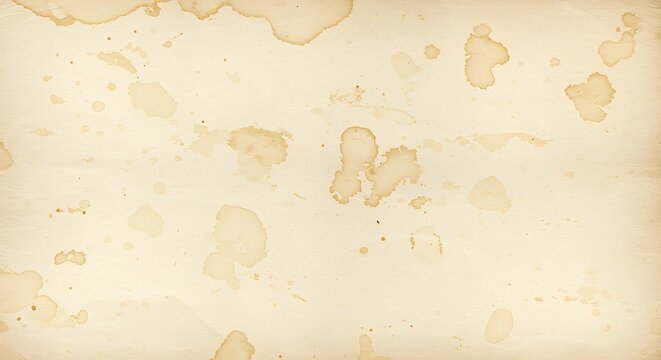 Vintage Parchment Paper Texture with Water Stains