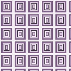 Seamless Geometric Square Pattern Background in Purple