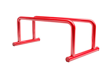 competition hurdle barrier isolated on transparent background