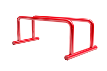 competition hurdle barrier isolated on transparent background