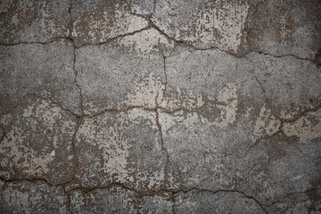 Obraz premium Old cracked concrete faced wall for use as a background texture