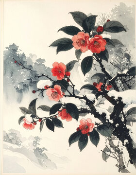 侘助椿」の写真素材 | 189件の無料イラスト画像 | Adobe Stock